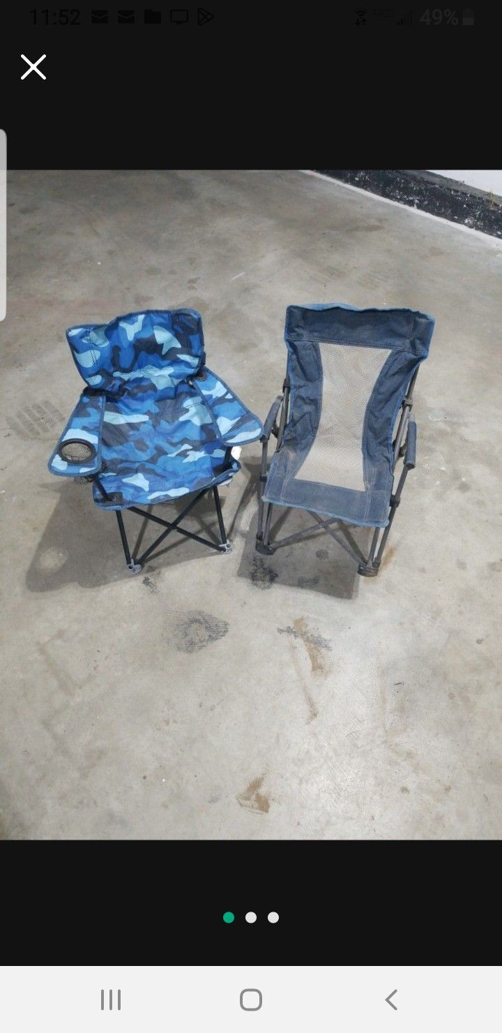 2 - Toddler Fold Up Chairs