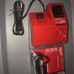 Milwaukee Charger And Battery 