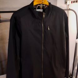 Orvis Classic Collection Men’s XXL Black Lined Windbreaker Jacket Full-Zip

