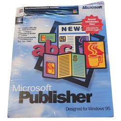 Vintage Windows Microsoft Publisher 95