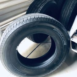 Brand New 20 Miles  LT 265 70 R 18” Bridgestone Alenza  Load E 10 Ply. 2026 