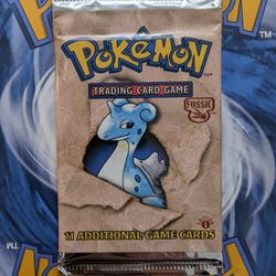 1st Edition Pokemon Fossil Heavy Booster Pack