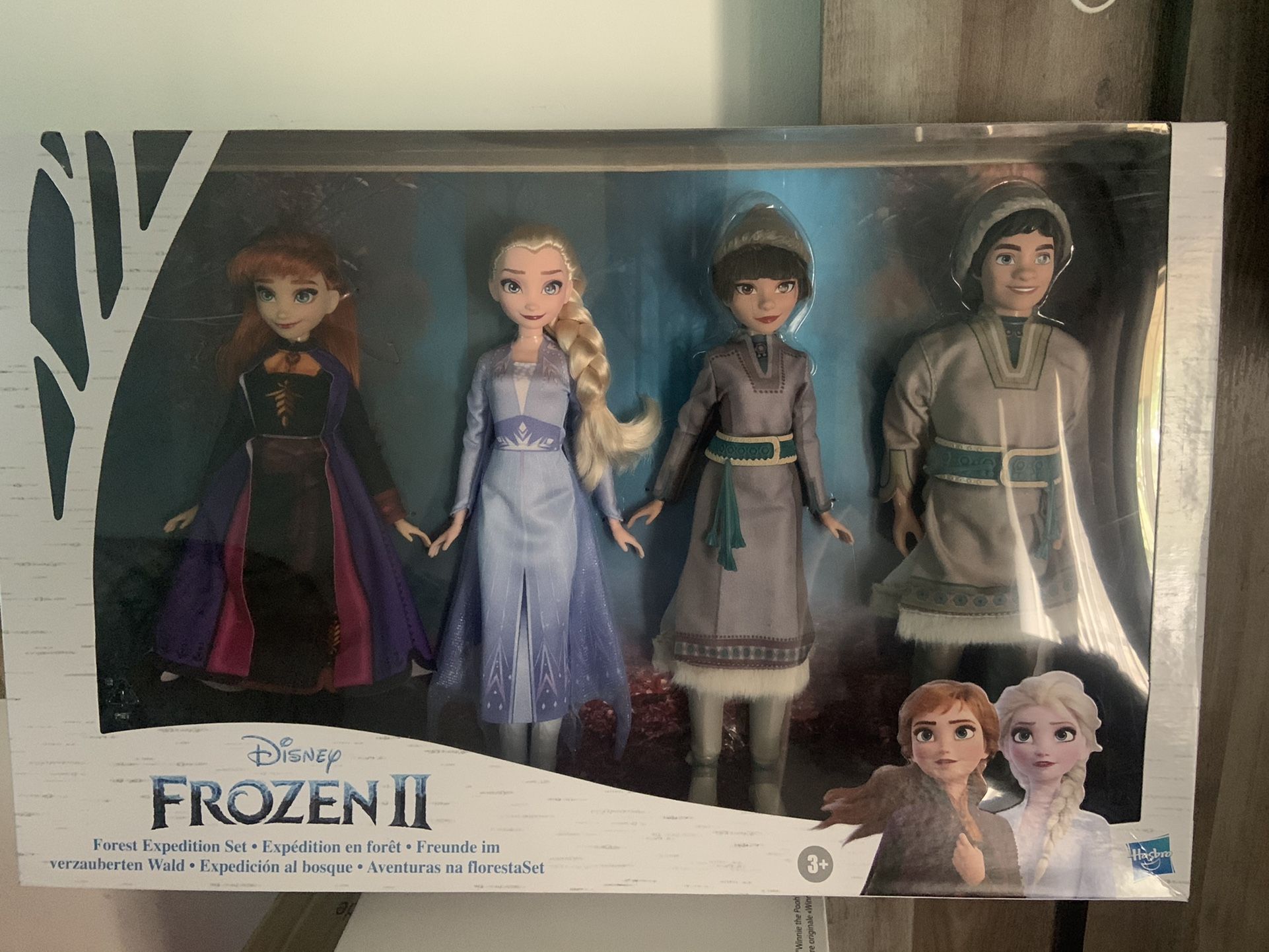 Disney Frozen 2 Forest Playset, Includes Anna, Elsa, Ryder & Honeymaren Dolls