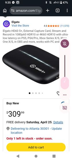 Elgato HD60 S+ External Capture Card