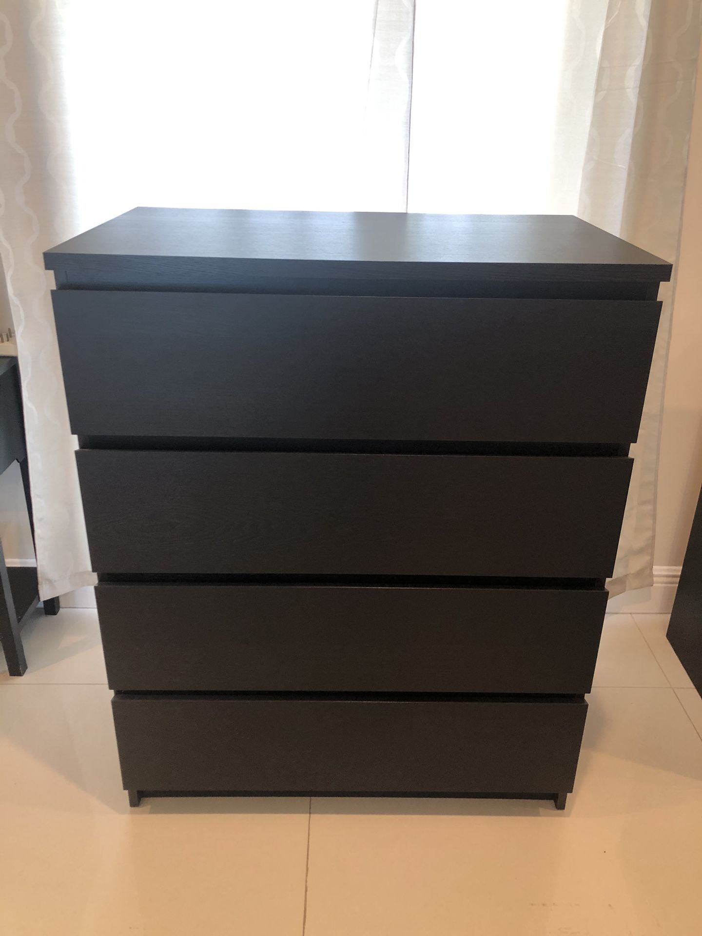 IKEA Malm 4 drawer dresser, BlackBrown for Sale in Miami, FL OfferUp