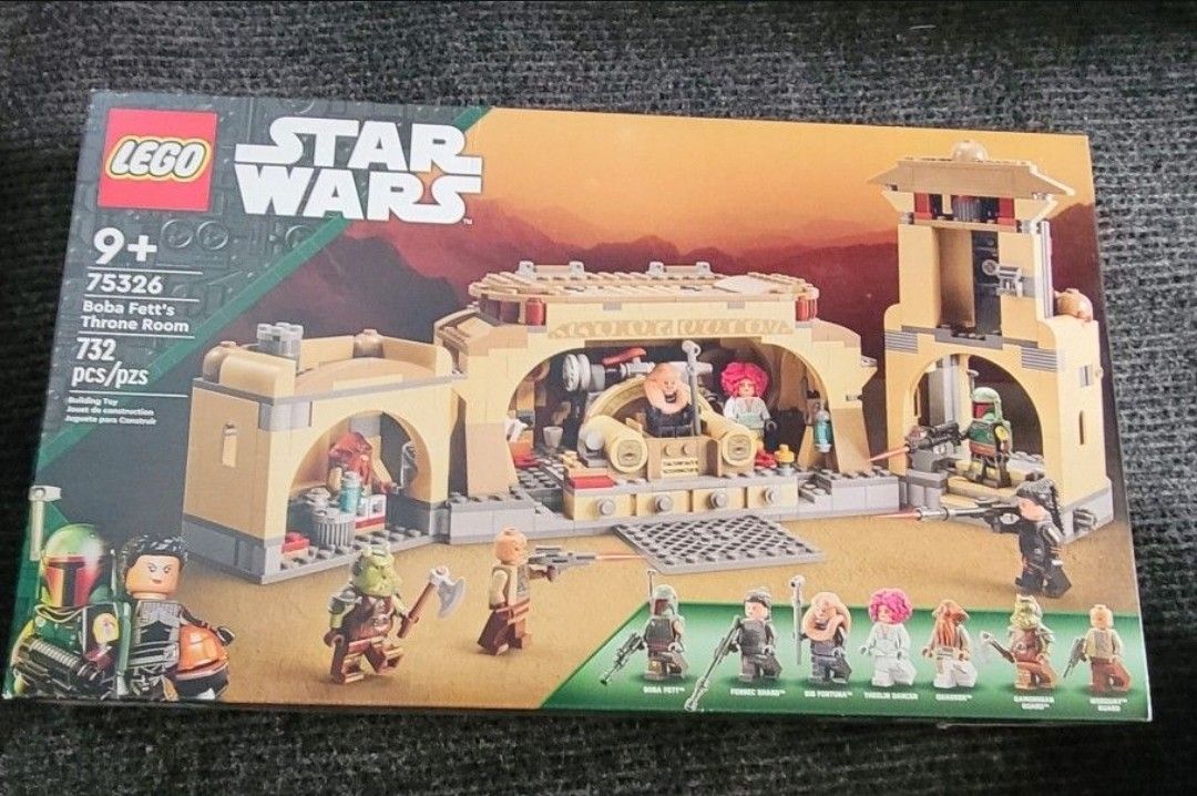 Brand New Starwars Lego Boba Fett's Throne Room 