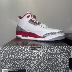 Jordan 3 Retro Cardinal Red