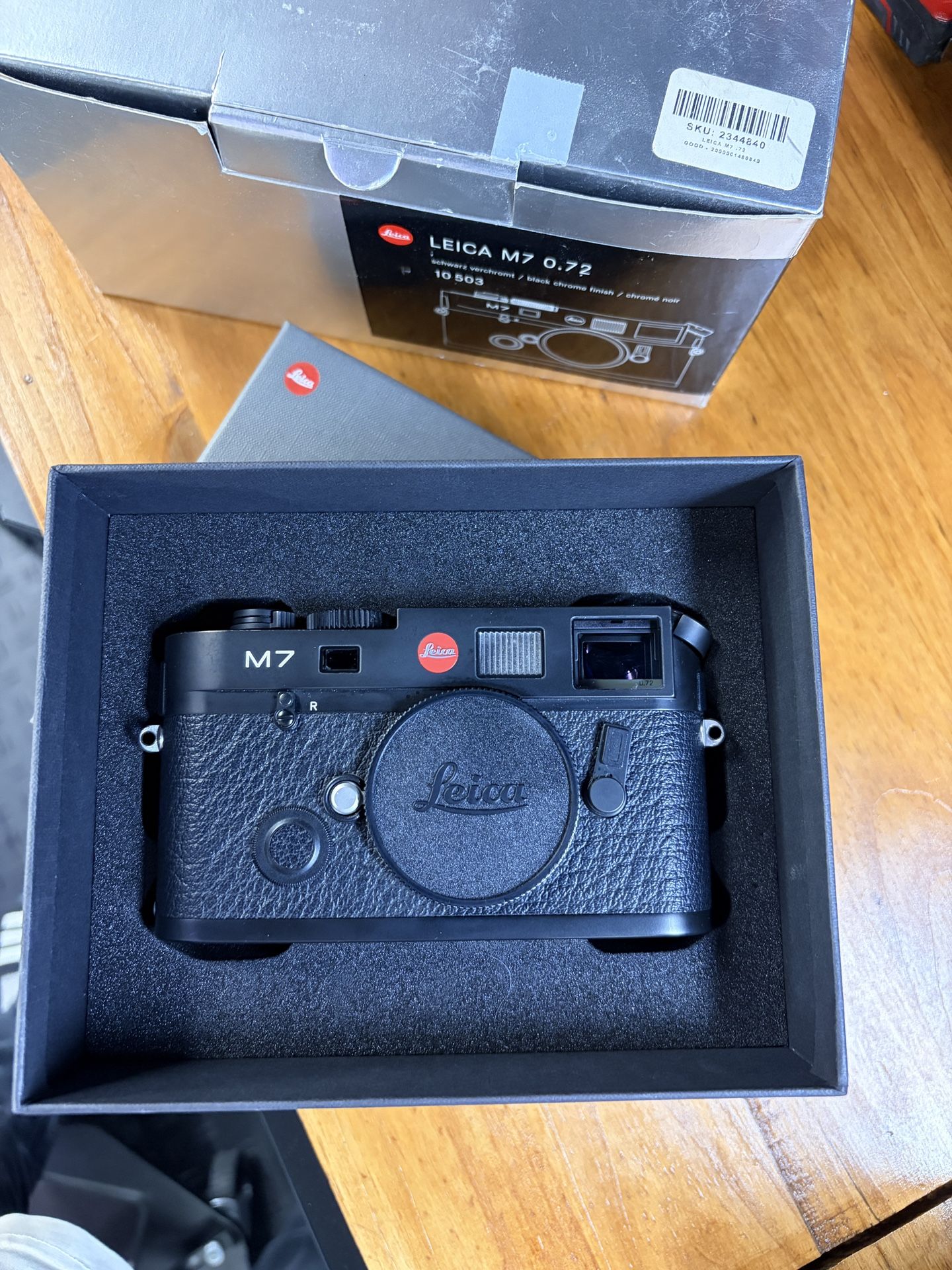Leica M7 Black, 0.72x