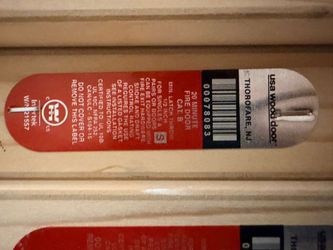 New 36” x 84” Fire-Rated Wood Doors – 12 Available