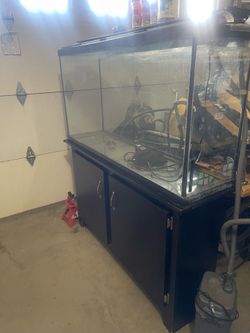 60 gallons fish tank and stand