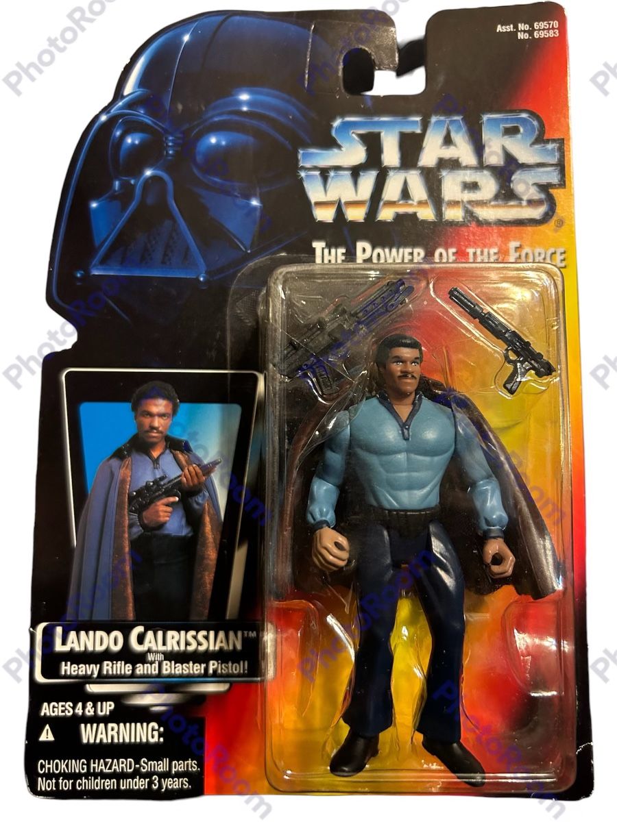 Star Wars 1995 Lando Calrissian With Heavy Rifle And Blaster Pistol