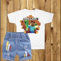 Minecraft 3T Party Set , Boy Outfit 