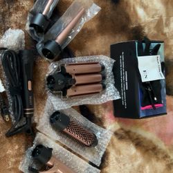 MAXT 5in 1 Curling Iron Wand Set 