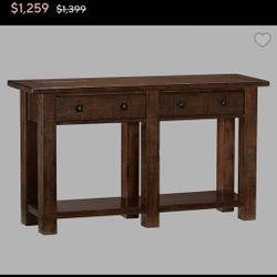 Pottery Barn Benchwright Entryway Console