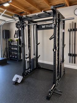 Major Fitness F22 PRO, B52 PRO or EVO Squat Rack Power Cage Functional Trainer with Smith Machine