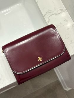 Tory Burch Emerson Crossbody Wallet - Burgundy