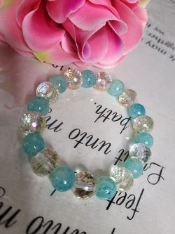 ETSY HANDMADE STRETCHABLE CRYSTAL HIGH QUALITY BRACELET