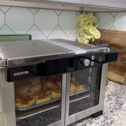 Gourmia Stainless Steel Air Fryer Toaster Oven – Works Perfectly