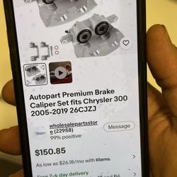 Autopart Premium Brake Caliper Set fits Chrysler (contact info removed)-2019 26CJZJ