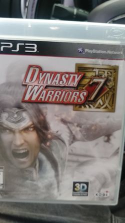 Dynasty Warriors 7 PS3 game