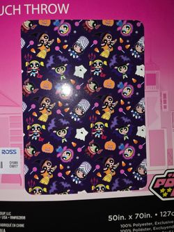 Powerpuff girls halloween blanket