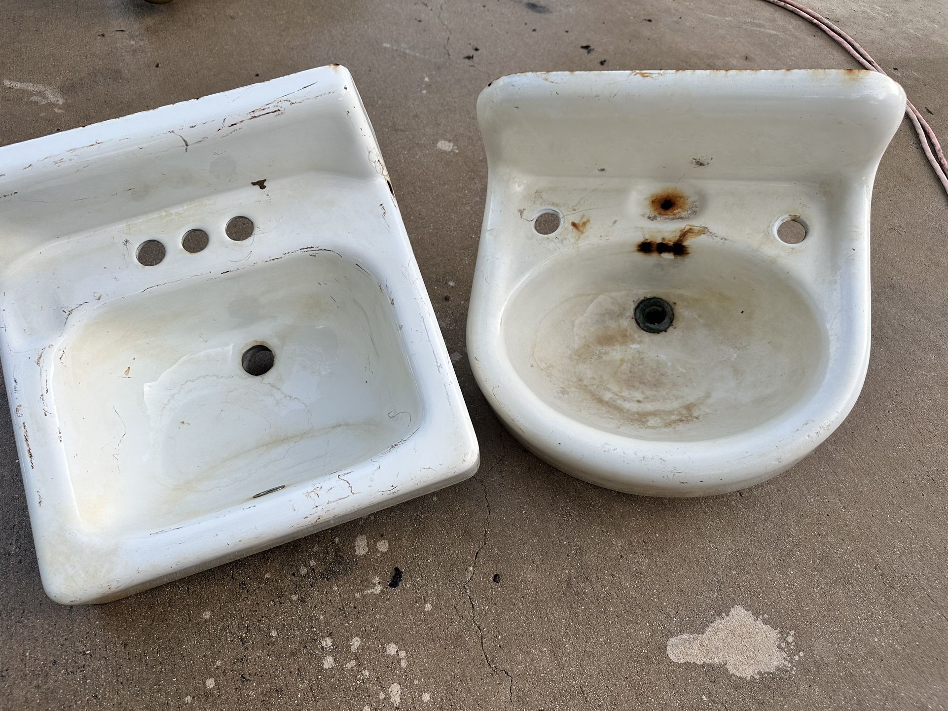 Vintage Porcelain Sinks