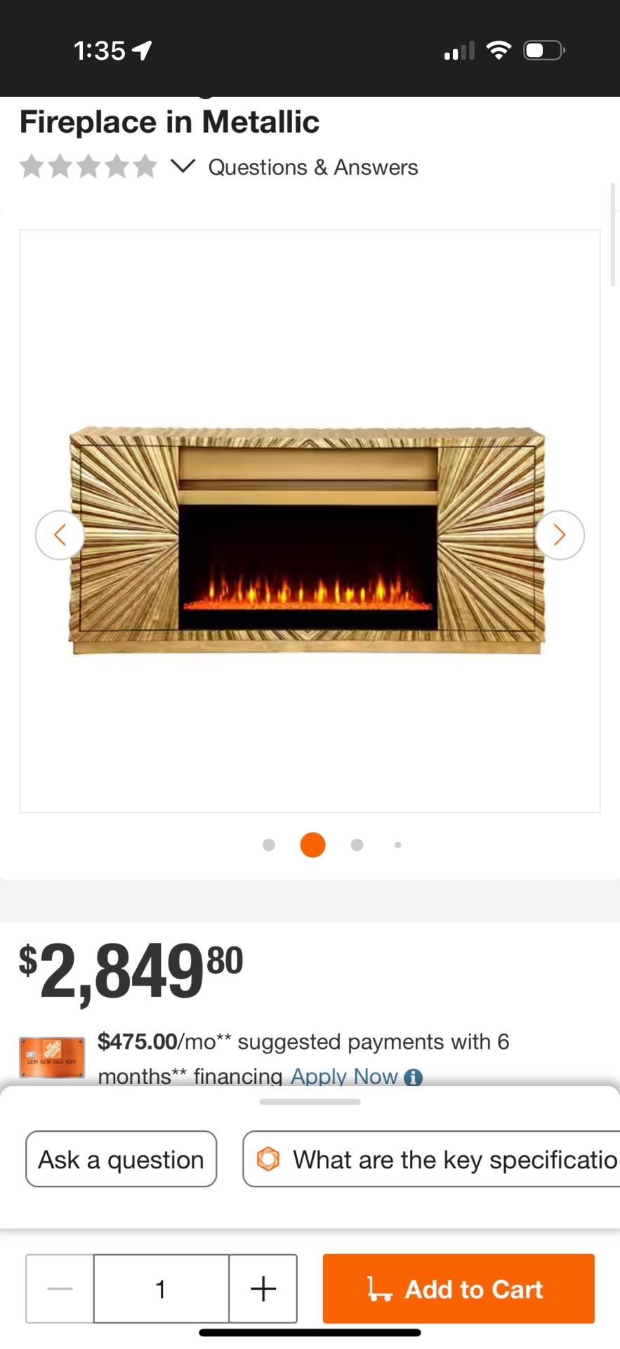 Tv Fire Place 