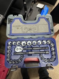 Blue-Point 33pc 1/2” Drive Socket Set – Complete – USA Quality