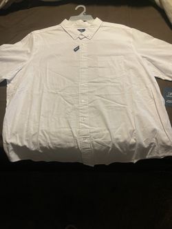 White Short Sleeve Dress Shirt 3x 