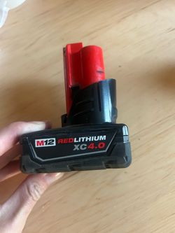 Firm! Milwaukee M12 12V 12-Volt Lithium-Ion XC Extended Capacity Battery Pack 4.0Ah
