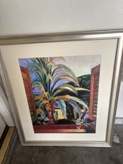 Gold Frame Wall Picture – Modern Art