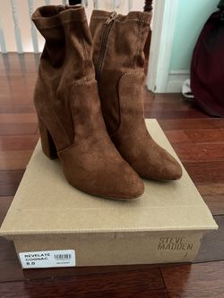 Steve Madden Revélate Cognac Boots