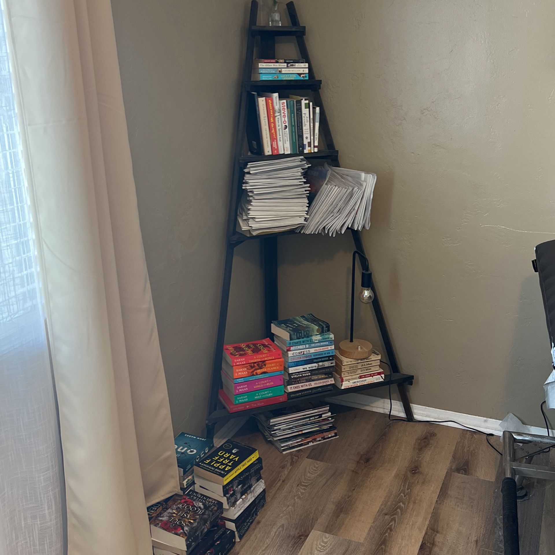 Corner Book Shelf 