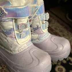 Kids' Frozen Light Up Winter Boot Toddler/Little Kid Size 10