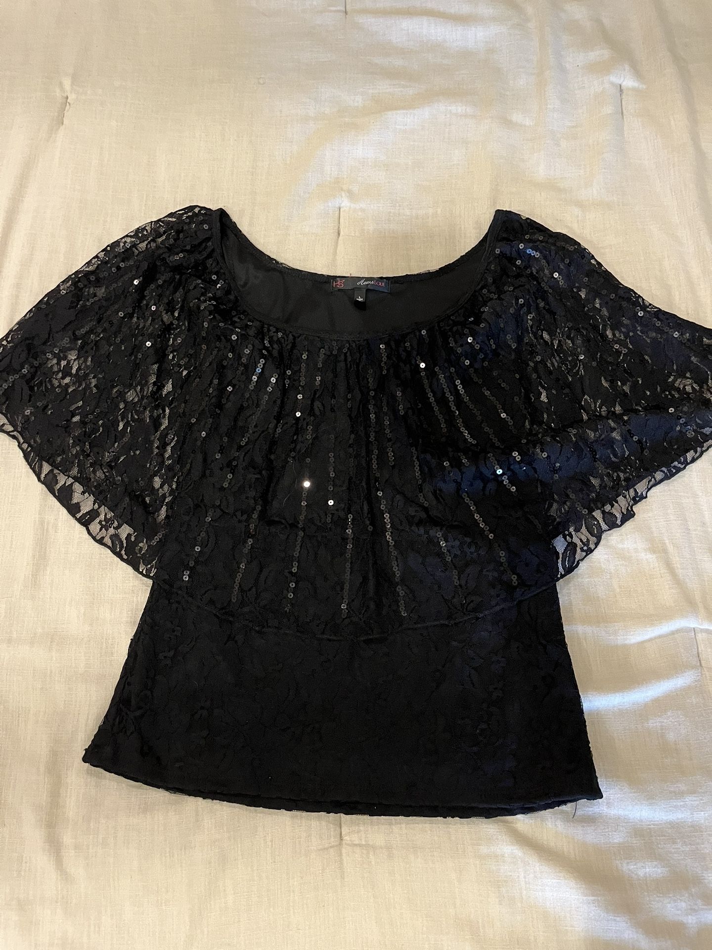 Black Lace Top