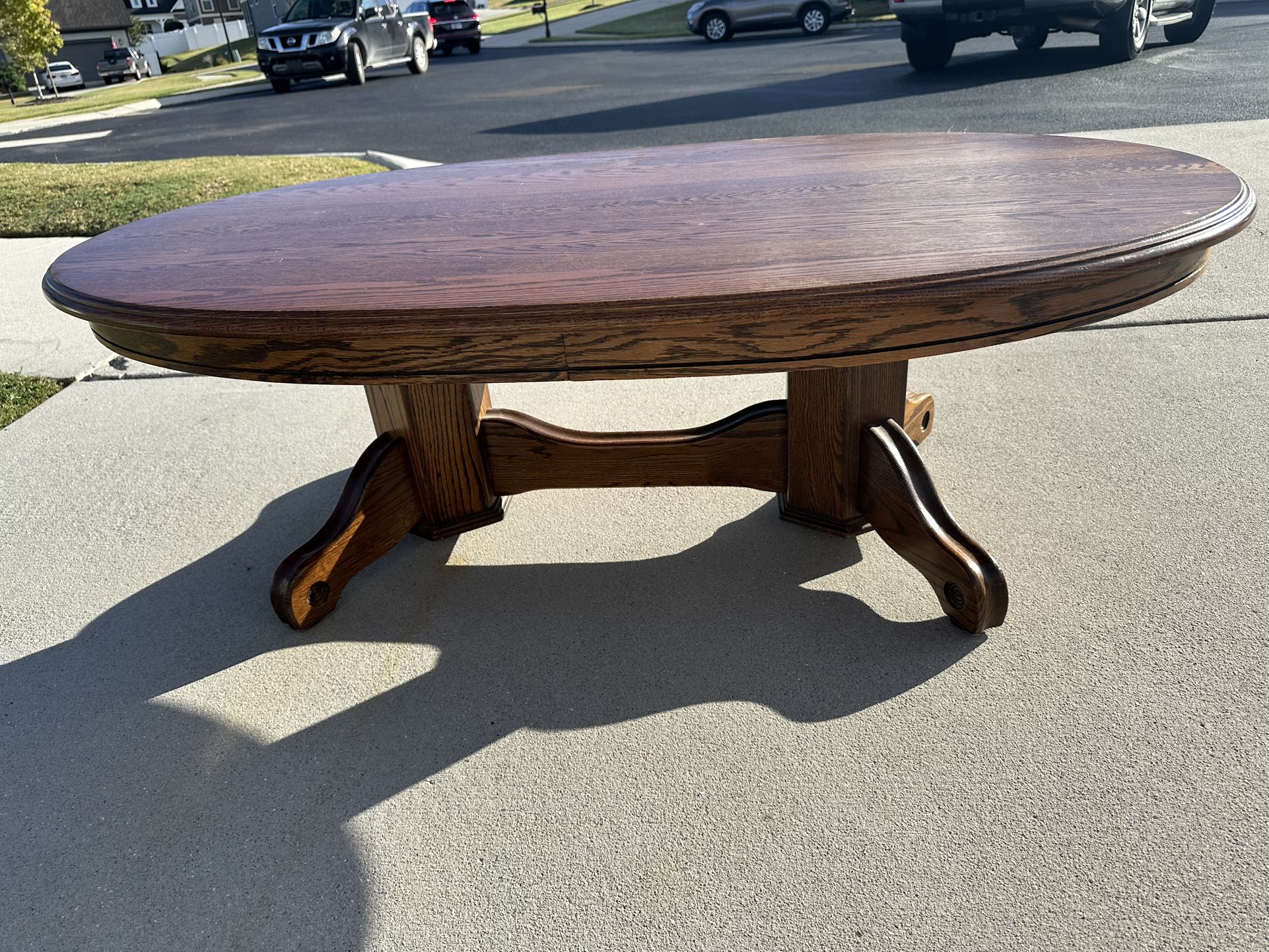 Solid Oak Coffee Table