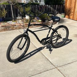 7 Speed Beach Cruiser Bicycle 