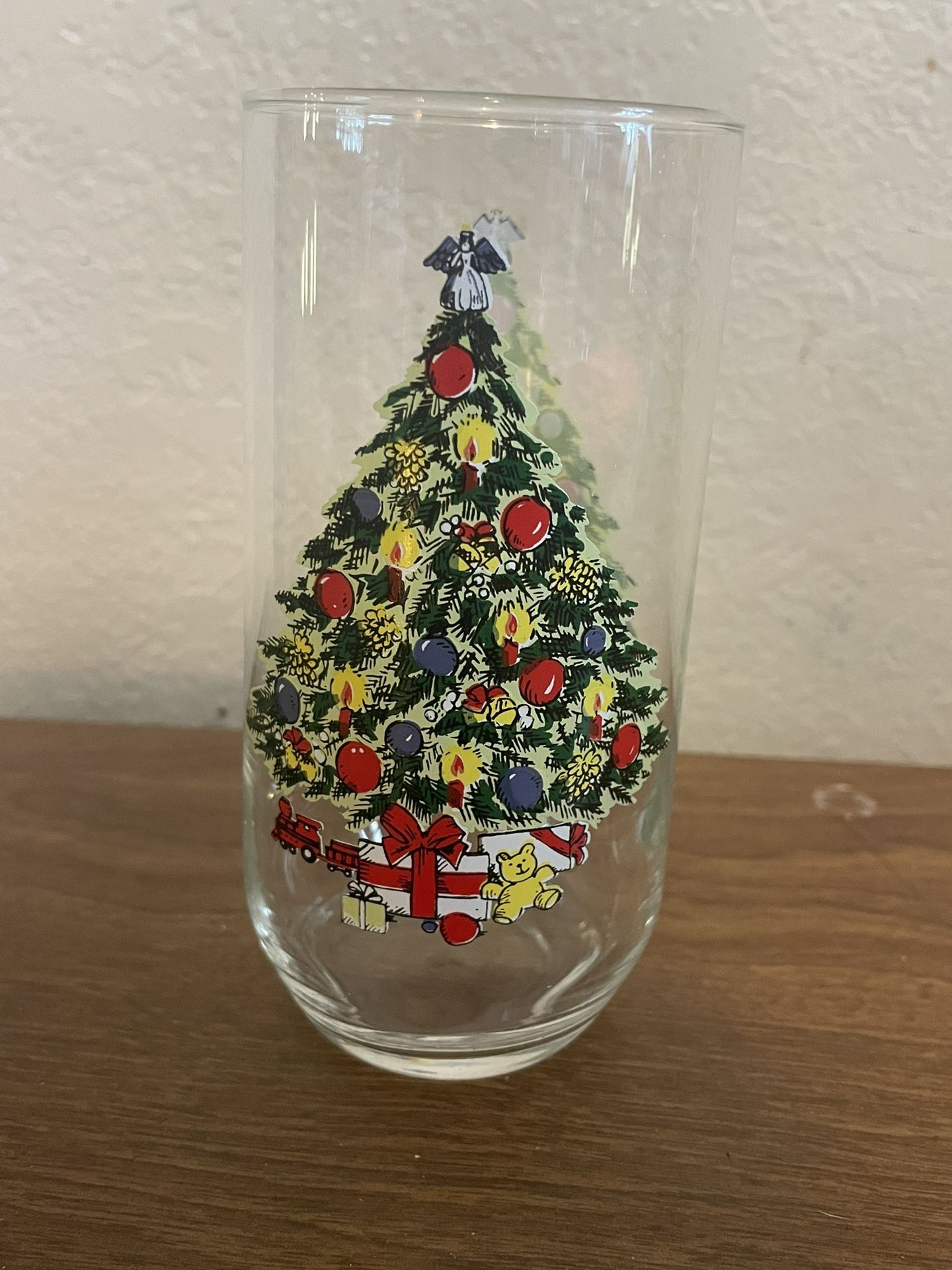 Vintage Christmas Tree Glass