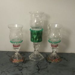 Xmas candle holders