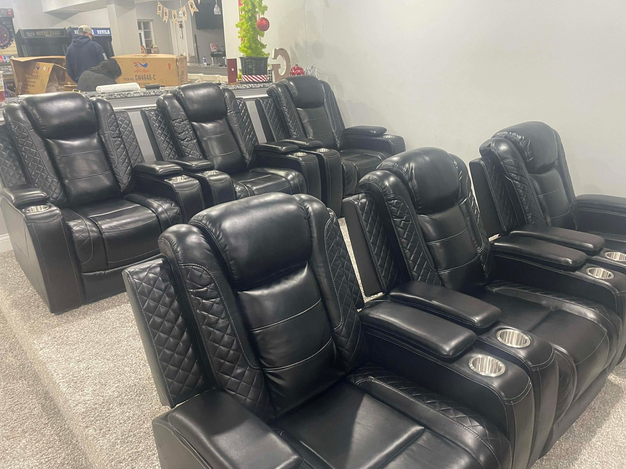 Power Reclining Theater Chairs