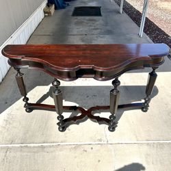 Henredon Solid Wood Console Table 