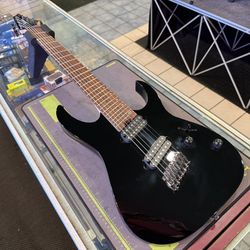 Ibanez RGMS7 Black 7-String Multi-Scale Electric Guitar NEW!