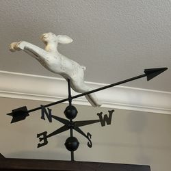 Rabbit Weathervane Wood