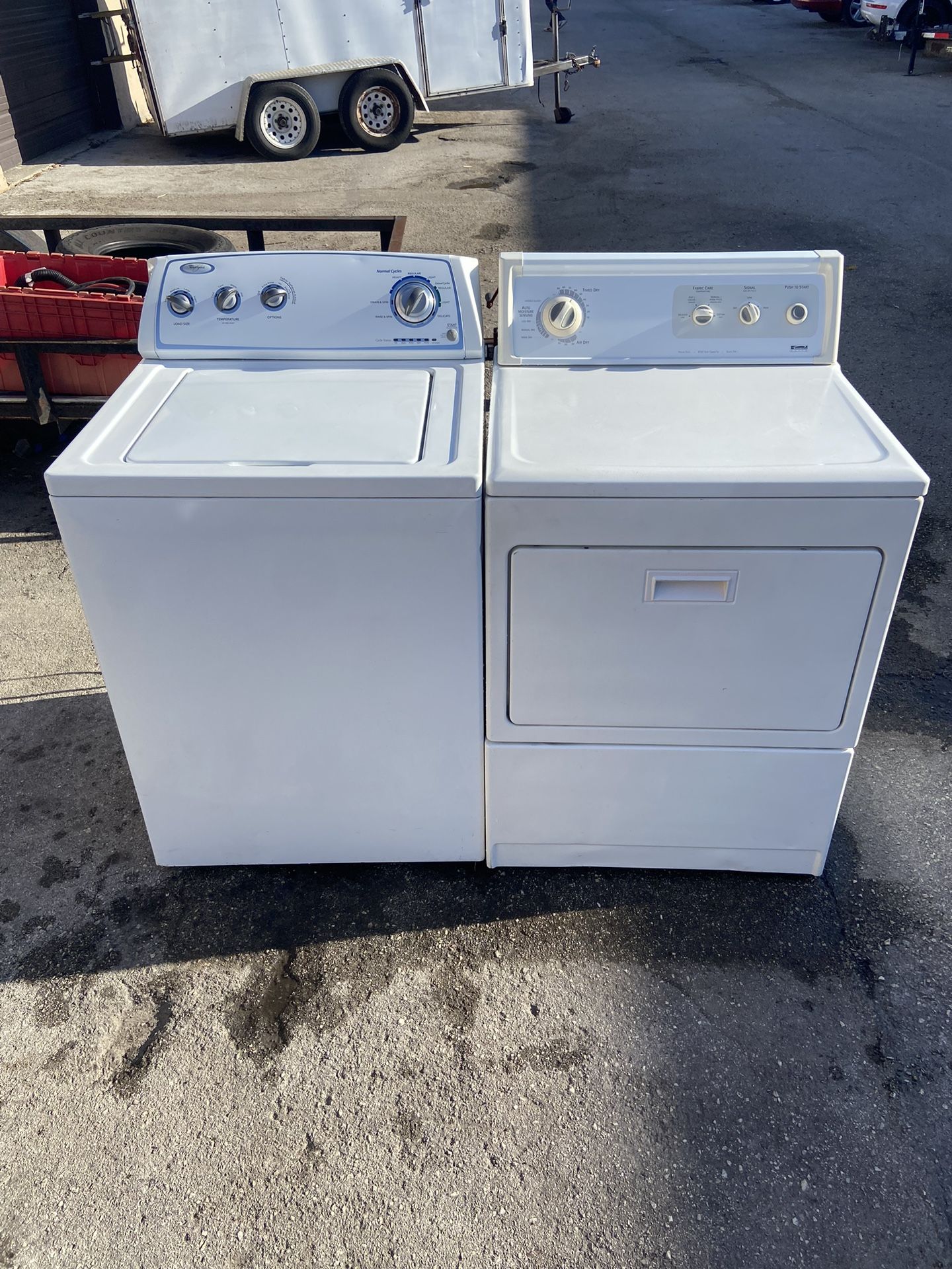 Whirlpool Washer And Kenmore Dryer