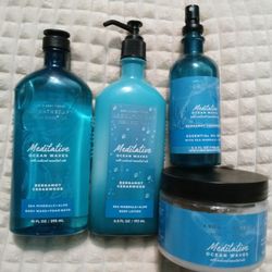 Bath And Body Works Meditative Set