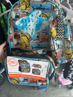New dinosaur four piece backpack set