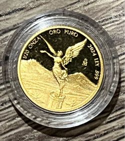 2024 Mexico Proof 1/20 oz .999 Fine Gold Libertad in great condition