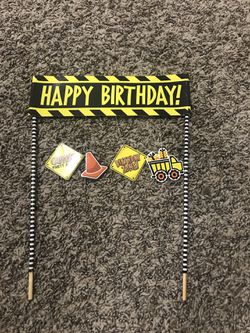 Construction theme birthday party supplies