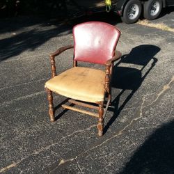 Solid Chair, Partially Deconstructed, Ready For A Makeover
