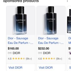 dior sauvage eau de parfum